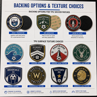 Écussons 3D brillants en TPU pour équipes de football, badges, numéros, noms, logos pour maillots, autocollants thermocollants pour vêtements