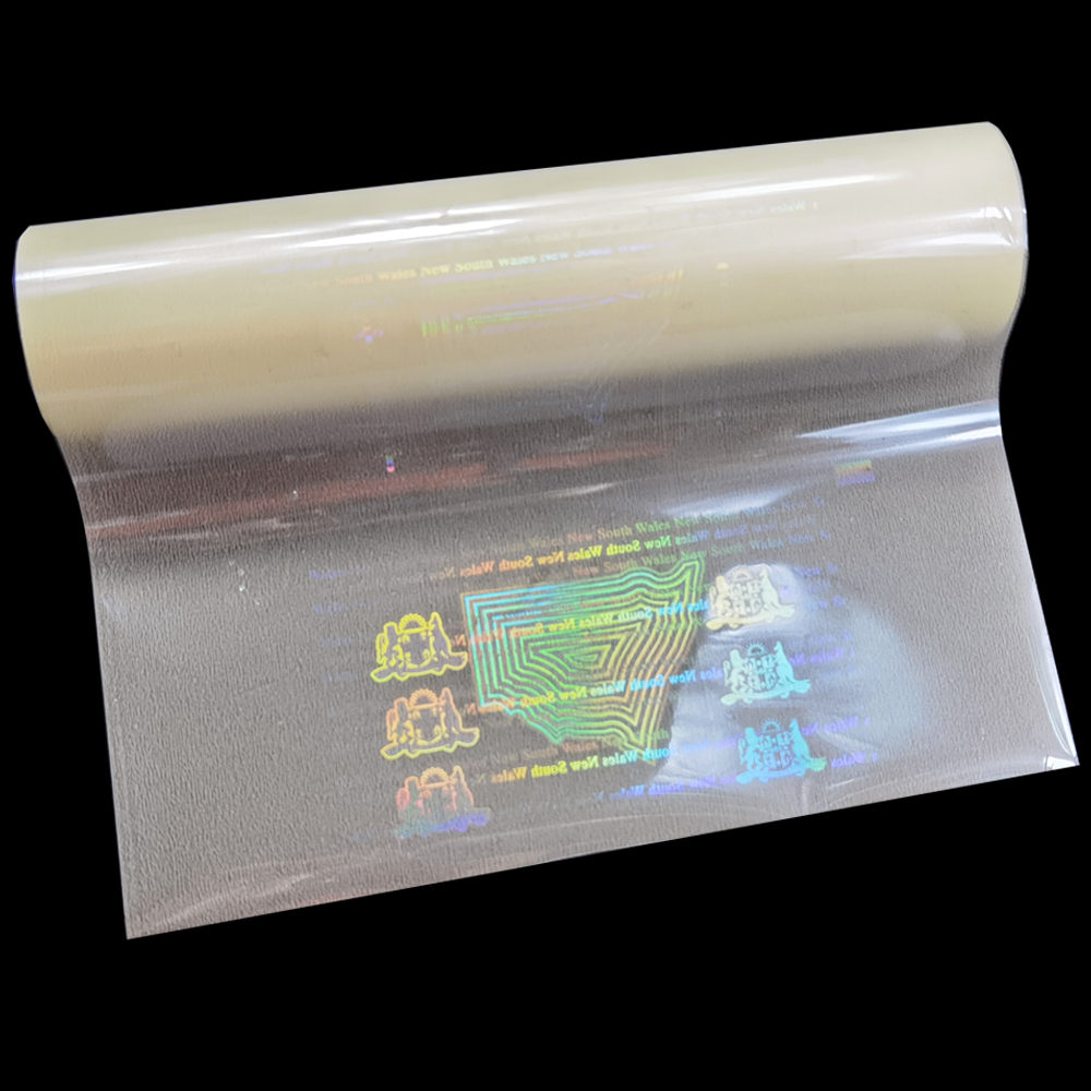 Голограмма с индивидуальным логотипом, голографическая 3D фольга, прозрачный наполнитель, защитный ваучер, большая голографическая наклейка, пленка в рулоне