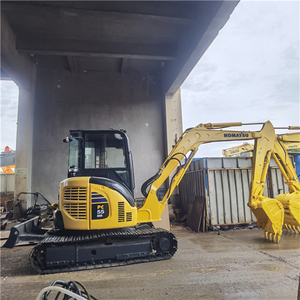 Mini-excavatrice Komatsu PC55MR d'occasion rapide et pratique sur chenilles hydrauliques de 3 tonnes composant de moteur à noyau d'occasion inclus - Product Image 5