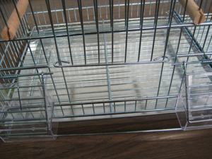 ORIENPET & OASISPET Cage d'élevage d'oiseaux en fil empilable à revêtement en poudre avec plateau en métal diviseur OPT39142 Produits pour cage pour animaux de compagnie - Product Image 6