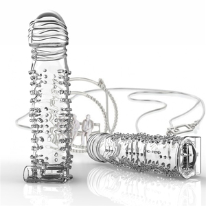 Handwerk Kristall Kondom Preis Pakistan Mann Erwachsene Männlich Sexspielzeug Silikon Dildo Für Mann Penis Große Größe Sexy 2 Stück Batterie Akzeptieren VV062 - Product Image 1