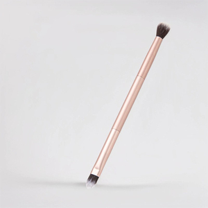 Vente en gros, label privé, pinceau pour fard à paupières, mascara et sourcils à double extrémité, champagne et or, lot de 2 pièces - Product Image 5