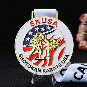 Medalla <span class=keywords><strong>de</strong></span> EE. UU. Diseño personalizado Relieve 2d 3D Logo Medallas <span class=keywords><strong>de</strong></span> oro Karate Esmalte <span class=keywords><strong>de</strong></span> doble cara Medalla <span class=keywords><strong>de</strong></span> aleación <span class=keywords><strong>de</strong></span> zinc para la <span class=keywords><strong>Academia</strong></span> - Product Image 1