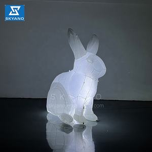 Modèle de <span class=keywords><strong>lapin</strong></span> <span class=keywords><strong>blanc</strong></span> de dessin animé gonflable personnalisé en Offre Spéciale/lapins gonflables géants de défilé extérieur pour la décoration d'art - Product Image 5