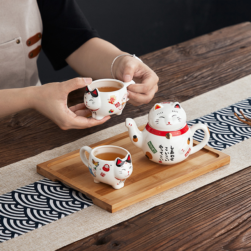 Verified Supplier Lucky Cat Mug Ceramic Material, Ideal Office Mug