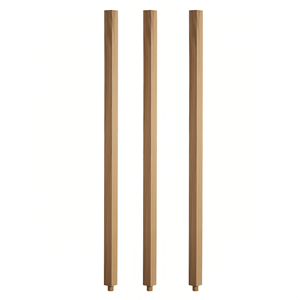 Sồi Truyền Thống Màu Đỏ cầu thang balusters New Top rắn gỗ Việt Nam cầu thang gỗ bền trong nhà sử dụng 1 năm bảo hành OEM/ODM - Product Image 1