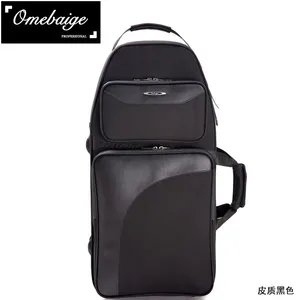 Estuche para Fagot, Bolsa de Transporte Estándar para Fagot, Mochila de Cuero PU Negra para Instrumentos de Viento - Product Image 2