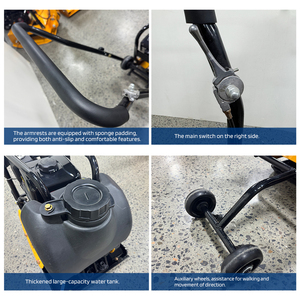 Compacteur vibrant GZD OEM pour sols, pierres et routes, plaque de compactage d'asphalte et de terre - Product Image 3