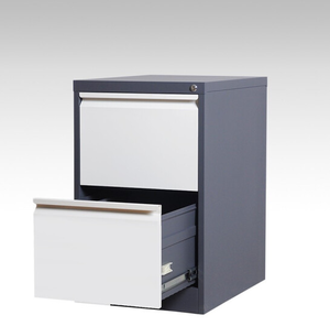 Lockable Metal 2-Drawer Office Filing Cabinet Under Desk Office Steel Cabinet metal drawer unit small
