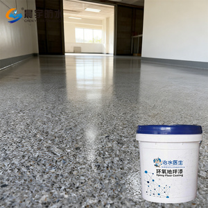 <span class=keywords><strong>Peinture</strong></span> <span class=keywords><strong>de</strong></span> sol autonivelante époxy avec sable coloré pour revêtement industriel <span class=keywords><strong>de</strong></span> sols en béton extérieur 20 litres - Product Image 2