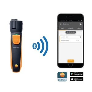 Original and New Testo 805i - Infrared <b>Thermometer</b> Wireless <b>Smart</b> Probe - Product Image 1