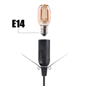 Cable para Lámpara de Sal con Interruptor Regulador de Intensidad, Portalámparas <span class=keywords><strong>E14</strong></span>, Enchufe Europeo, Cable de Alimentación de 1.8m, Base para Lámpara de Lava - Product Image 5