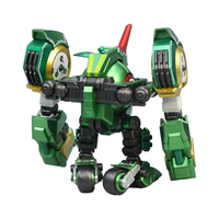 Ensemble de blocs de construction de robot transformable, modèle de mecha de guerrier destructeur, briques en PVC, figurine miniature de collection, cadeau mythique pour enfants