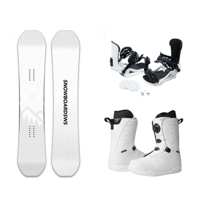 Equipo de Esquí para Adultos, Hombres y Mujeres, Kit de Esquí de Fibra de Vidrio, ABS y Álamo Blanco, Diseño para Esquiar, Set de Snowboard con Núcleo de Madera, Sándwich, SZA001, OEM, ODM - Product Image 1