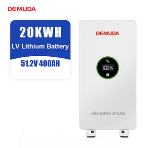 Batteries lithium-ion DEMUDA 51,2 V 400 Ah 20 kWh LiFePO4, système de stockage d'énergie solaire hybride hors réseau pour la maison - Product Image 1