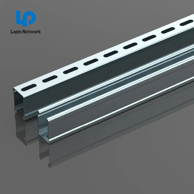 Ningbo lepin slotted HDG strut STEEL GI C Iron C Channel พร้อมใช้งานฟรี strut Channel