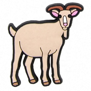 Stock empilé animaux de la ferme <span class=keywords><strong>sabots</strong></span> breloques spectacle de bétail agneau et <span class=keywords><strong>mouton</strong></span> breloque en caoutchouc pour chaussures - Product Image 3