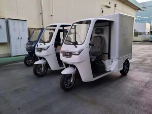Tricycle électrique de livraison à <span class=keywords><strong>3</strong></span> <span class=keywords><strong>roues</strong></span> EEC, cabine ouverte, <span class=keywords><strong>chariot</strong></span> de transport, moteur 2000-3000W, charge utile de 300-400 kg, pour la livraison de nourriture rapide, congélateur - Product Image 5