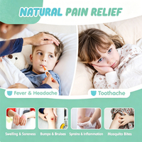 Compresse de gel réutilisable personnalisée pour enfants, chaud ou froid, pour les blessures, le soulagement des douleurs et la rééducation des enfants