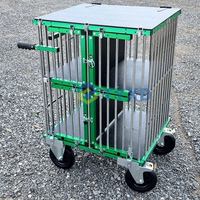Cage pliable pour chien en aluminium, 4 Beter, cage pliable pour chien pour exposition canine