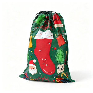 Bolsa de Almacenamiento de Tela No Tejida con Cordón, de Gran Capacidad, para Regalos de Navidad y Juguetes - Product Image 3