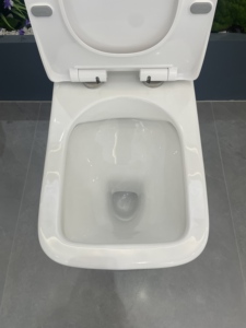Hiện đại một mảnh gốm commode không có vành Đỏ bừng nhà vệ sinh thiết lập với dual-tuôn ra nước lưu trữ thiết bị bồn rửa & nhà vệ sinh bát - Product Image 5