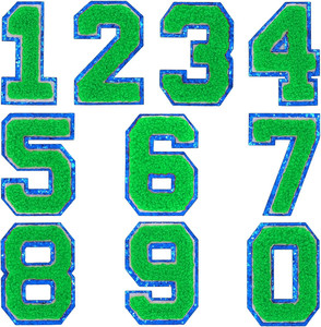 Biểu tượng tùy chỉnh Bảng chữ cái Thư Các Bản vá lỗi sắt trên quần áo nhãn thêu Chenille khăn các bản vá lỗi - Product Image 5