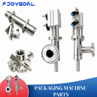 Buse de remplissage en acier inoxydable 304, vanne de remplissage pneumatique pour liquides, vanne à 3 voies pour liquides et cylindre pour machine de remplissage