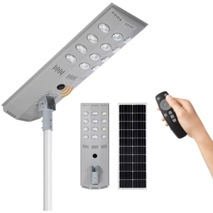 Lámpara <span class=keywords><strong>Solar</strong></span> LED <span class=keywords><strong>LUMIO</strong></span> de Larga Duración IP65 con Batería LiFePO4 para Uso en Carreteras y Jardines, Ángulo de Haz de 70-140 Grados - Product Image 1
