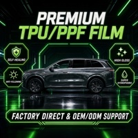 Vente directe d'usine, film de protection de peinture TPU anti-jaunissement 240 microns, haute transparence