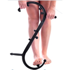 Deep Tissue Nylon <strong>Self</strong> Muscle Therapy Tool for Neck <strong>Shoulder</strong> Back Pain S-Shaped <strong>Massager</strong> Stick - Product Image 5