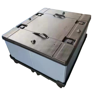 1350X1150อุตสาหกรรมขนาดใหญ่ <span class=keywords><strong>Autopack</strong></span> กล่องพาเลทพลาสติกพับชิ้นส่วนยานยนต์บรรจุภัณฑ์ภาชนะพาเลทพลาสติก - Product Image 1