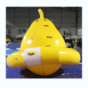 Jeux gyroscopiques gonflables en forme de <span class=keywords><strong>poire</strong></span> jeu de sport à dôme à bascule pour adultes balançoire à bascule extérieure pour les sports nautiques d'été - Product Image 1