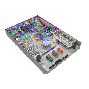 Parco giochi al coperto con scivolo colorato e sicuro con attrezzatura Soft Play per <span class=keywords><strong>bambini</strong></span> e <span class=keywords><strong>bambini</strong></span> - Product Image 2
