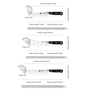 Juego de 3 Cuchillos para Queso de 6 Pulgadas, Cortador y Rebanador, Cuchillo de Cocina Multifuncional de Lujo, Ecológico, para Restaurante, para Untar Mantequilla - Product Image 5