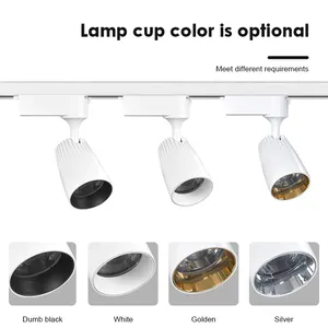 BENHAO lampu sorot Led Philips, cahaya sudut dapat disesuaikan 7w 12w 18w 30w 35w untuk galeri pameran