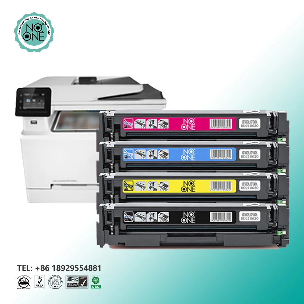 Cartucho de Toner Laser compatível para Hp 203a 540 Laserjet Pro MFP M281 Fdn M254dw M254 M280nw M281cdw Cf540a Cartuchos de Toner