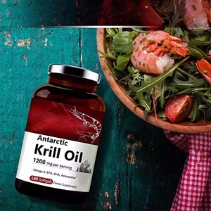 OEM Label pribadi Omega 3 Krill Oil Softgels Antartika EPA DHA 1200mg mendukung sendi jantung vaskular dan kekebalan tubuh - Product Image 4