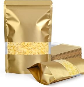 Smell <b>Proof</b> Bags, Resealable Bags with Matte Window, Foil Pouch Stand Up Sealable Bags for <b>baby</b> food Packaging Low MOQ - Product Image 3