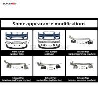 SPM G merek ABS bahan Auto body Bumper kit untuk bmw 3 series e90 upgrade ke m4 body kit aksesoris 2005 2006 2007 2008