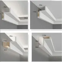 Kualitas Tinggi Harga Bagus Indah Modern Pu Dekorasi Grosir Crown Molding