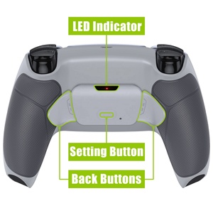 <b>Controller</b> Kit Rubberized <b>Grip</b> Back Paddles RISE V3 Remap Kit Back Button Attachment Remapper for PS5 <b>Controller</b> - Product Image 3