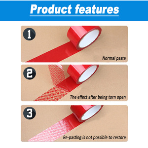 Có thể tái chế vật nuôi tự dính Làm xáo trộn Băng rõ ràng làm mất hiệu lực mở phong bì hộp carton niêm phong đóng gói vận chuyển an ninh - Product Image 4