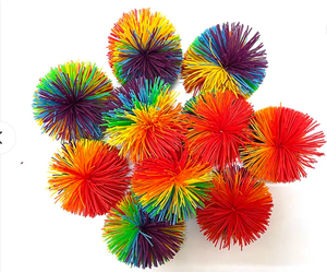 Venta al por mayor <span class=keywords><strong>de</strong></span> pelotas <span class=keywords><strong>de</strong></span> juguete suaves y elásticas originales Baby Rainbow, pelotas <span class=keywords><strong>de</strong></span> malabarismo, pelotas saltarinas Koosh Monkey - Product Image 3