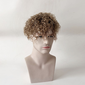 0.04mm <b>Mens</b> Full Pu V Loop Human Hair <b>Wigs</b> Male Toupee Piece Hair System Hair <b>for</b> Best Price Good Quality Cut Hairstyle #7ASH - Product Image 2