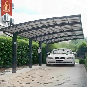 Abri <span class=keywords><strong>de</strong></span> voiture en aluminium moderne en forme <span class=keywords><strong>de</strong></span> <span class=keywords><strong>L</strong></span>, personnalisé pour jardin extérieur, allée, cour ou bord <span class=keywords><strong>de</strong></span> route - Product Image 1