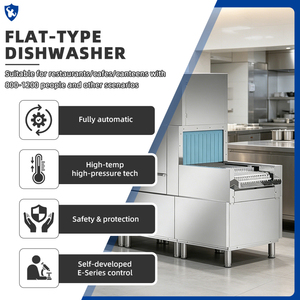 Lave-vaisselle commercial LWS-E3450H, économe en énergie, automatique, à convoyeur, avec sécheuse pour cuisine - Product Image 2