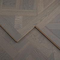 Parquet en bois massif multicouche brossé moderne sur mesure Sunhouse Unique Design 15 mm, 600*600 mm E0