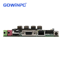 GOWINPC Celeron N2840 J1800 J1900 12x12cm Industrielles PCBA-Board DDR3L Einzelplatz für SSD+HDD Speicher -40°C bis 80°C Weitbereichs-Temperaturbereich