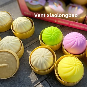Juguete Antiestrés Premium de TPR Suave y Elástico, Kit de Regalo de Mochi Elástico en Forma de Dumpling para Bebés de 0 a 24 Meses, Unisex - Product Image 6
